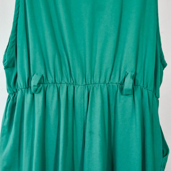 Green Jumpsuit with Buttons Size L - Picture 7 of 7